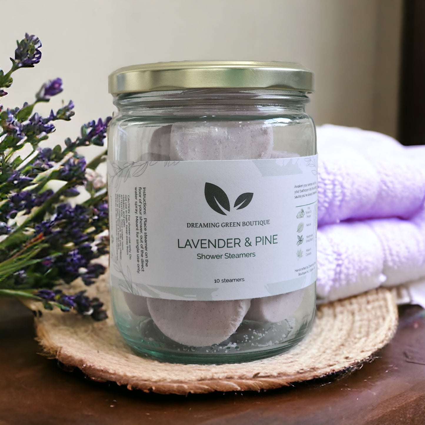Lavender & Pine Shower Steamers image 1